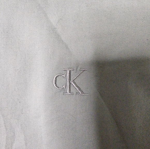 Calvin Klein light blue button down shirt, size small - Picture 2 of 6